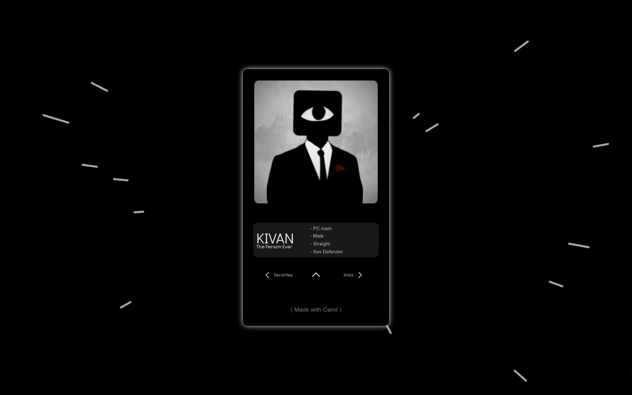 Carrd profile picture for @kivan